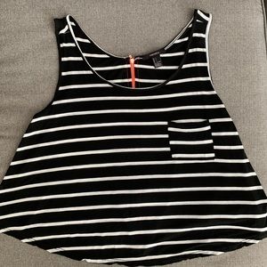 Forever 21 Striped Crop Top